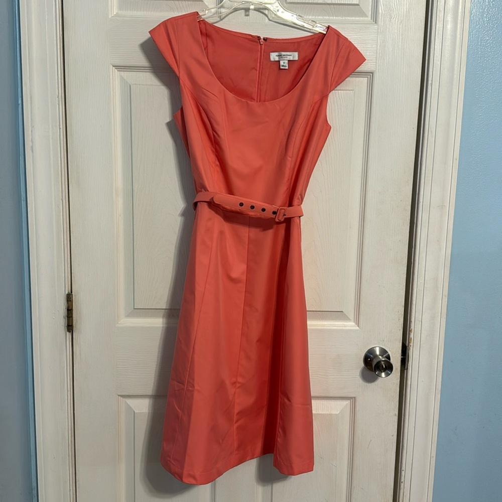 Isaac Mizrahi (for Target) PEACH Sleeveless Dress. Thick material and lined.